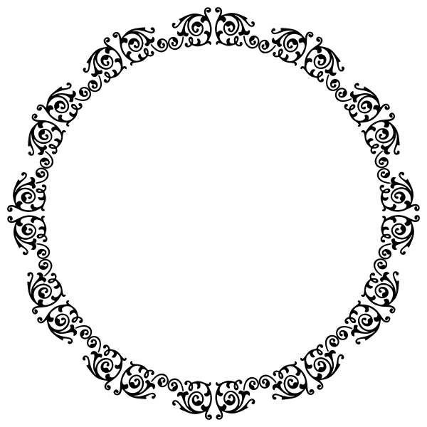 SVG Round vyne border