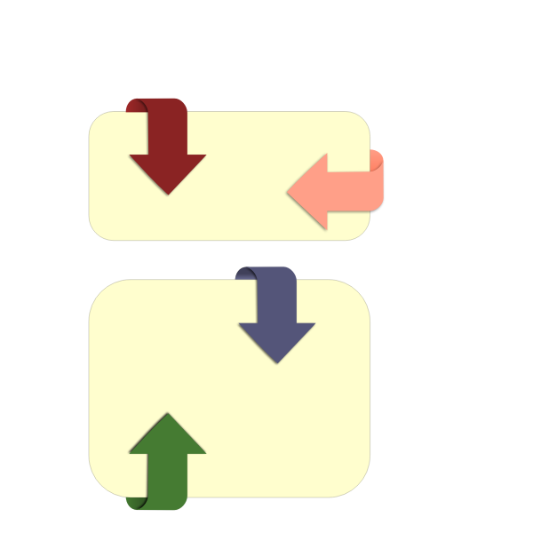 SVG Rounded arrows