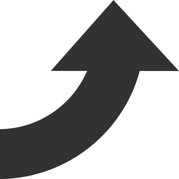 SVG Rounded black arrow