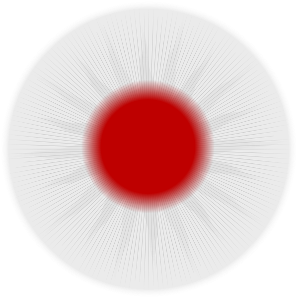 SVG Rounded Japan flag