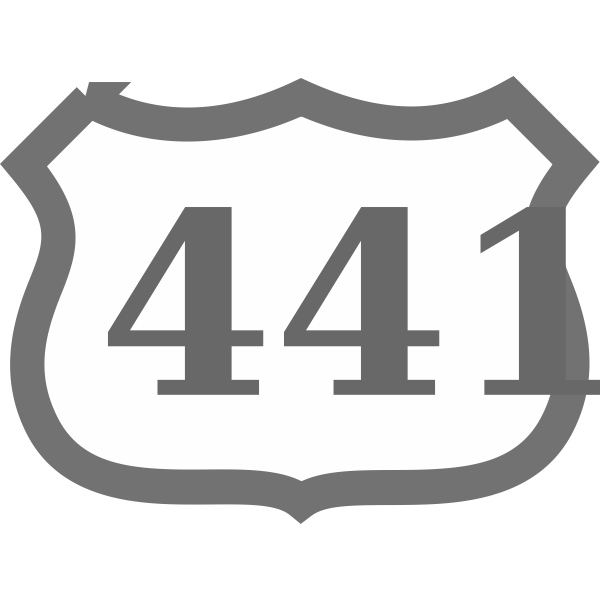 SVG Route 441 sign