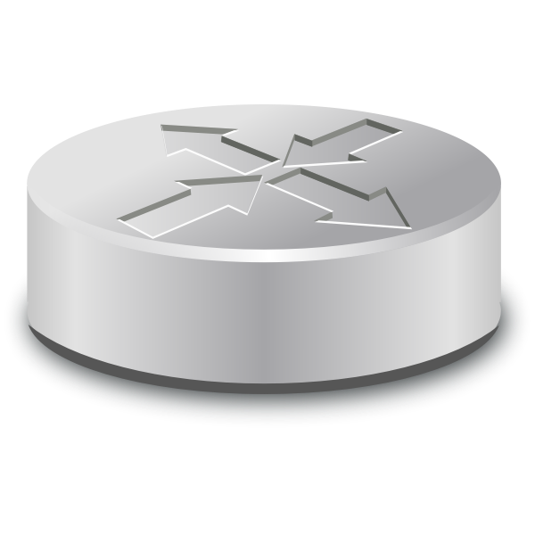 SVG Router 3d graphic icon