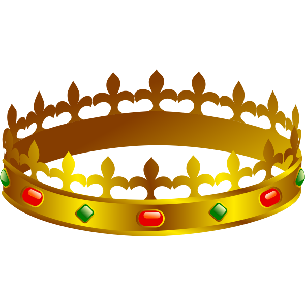 SVG Royal crown vector image