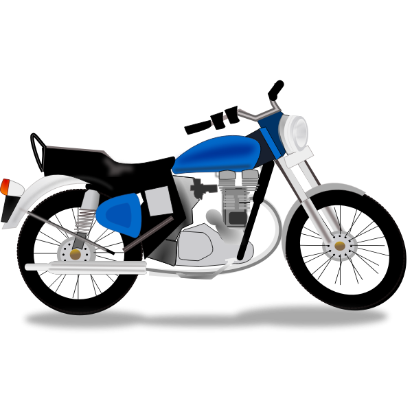 SVG Royal motorcycle vector