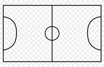 Svg Royalty Free Download Panda Free Images Soccerfieldclipart - Football Pitch Black And White