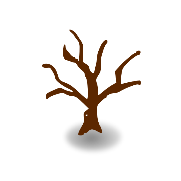 SVG RPG map symbols deserted tree