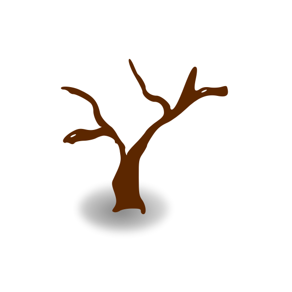 SVG RPG map symbols deserted tree