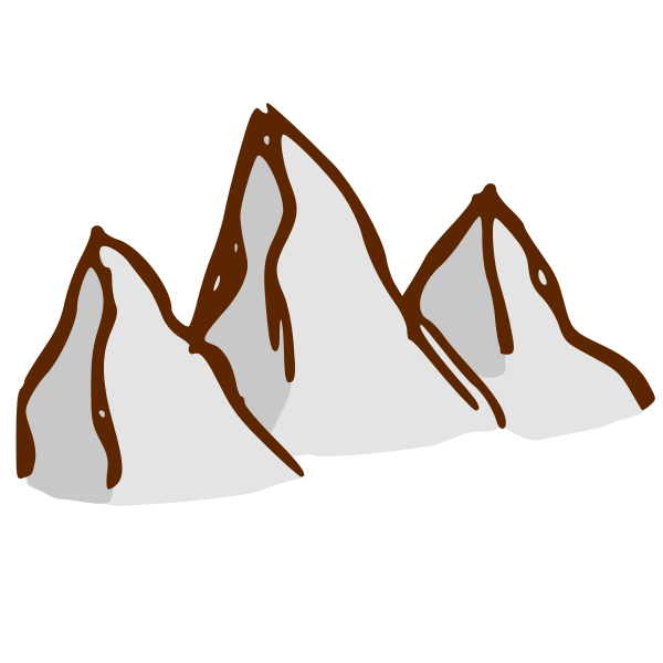 SVG RPG map symbols mountains