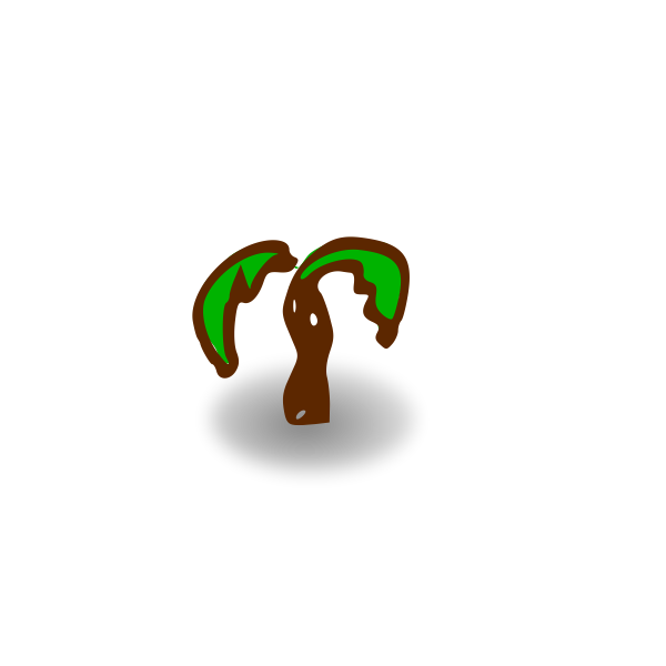 SVG RPG map symbols palm tree