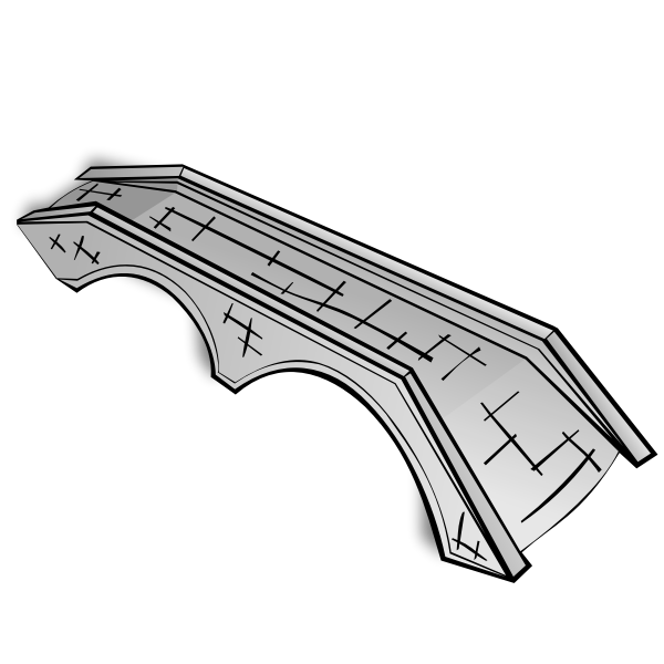 SVG RPG map symbols Stone Bridge alternate