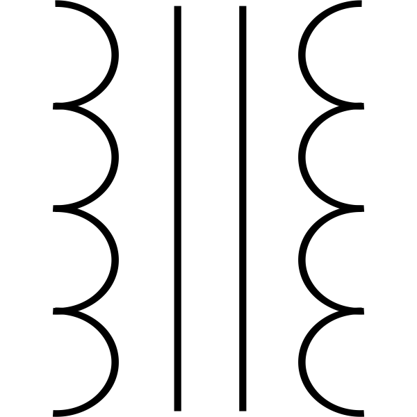 SVG RSA IEC Transformer Symbol-4