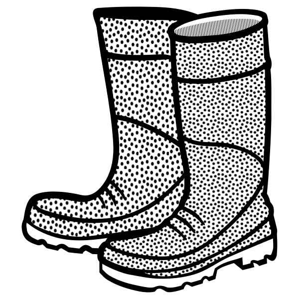 SVG Rubber boots image