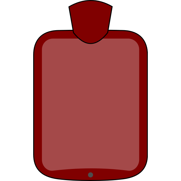 SVG Rubber hot water bottle