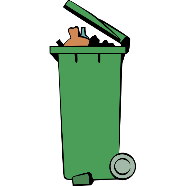 SVG Rubbish bin