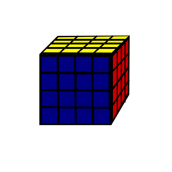 SVG Rubic Cube 4x4