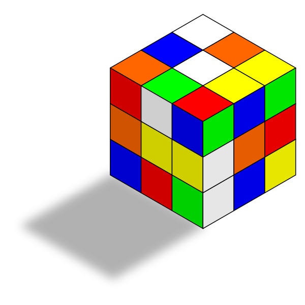 SVG Rubik039s cube drawing