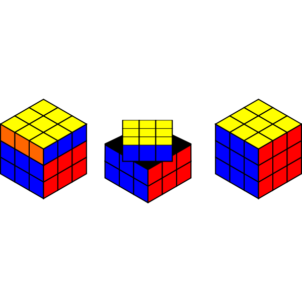 SVG Rubik039s cube solving