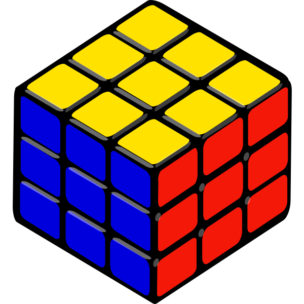 SVG Rubik039s cube vector clip art