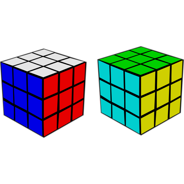 SVG Rubiks cubes