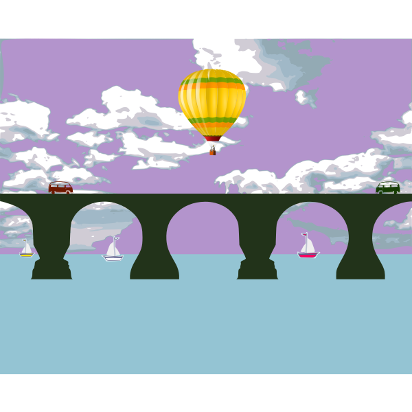 SVG Rubinesque bridge
