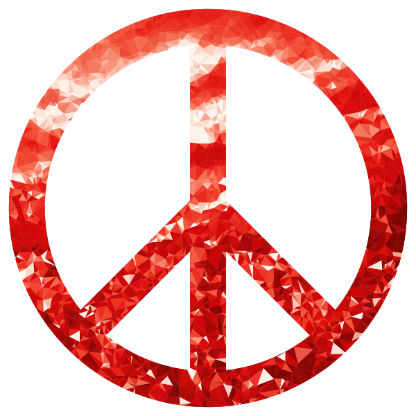 SVG Ruby Peace Sign