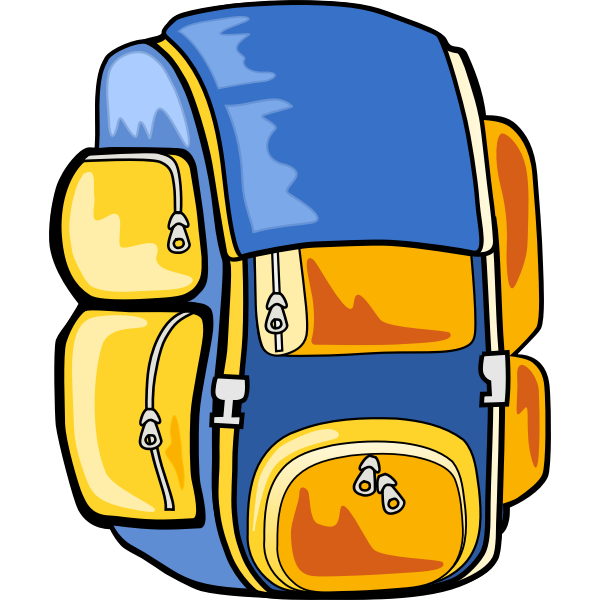 SVG Rucksack vector image