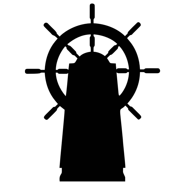 SVG Rudder silhouette