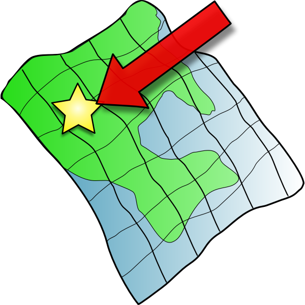 SVG Ruffled Map vector image