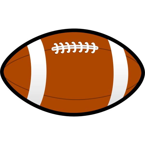 SVG Rugby ball vector illustration
