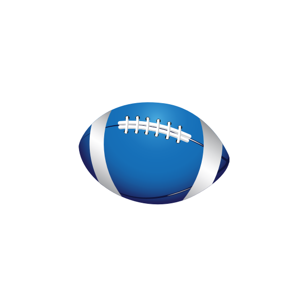 SVG Rugby ball vector image