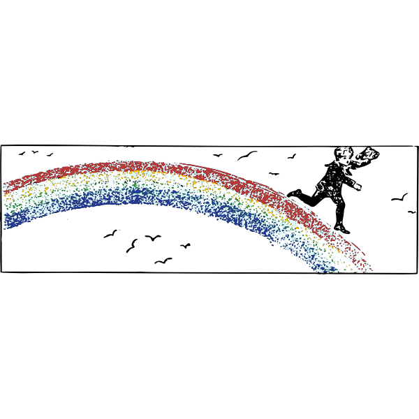 SVG Run down the rainbow