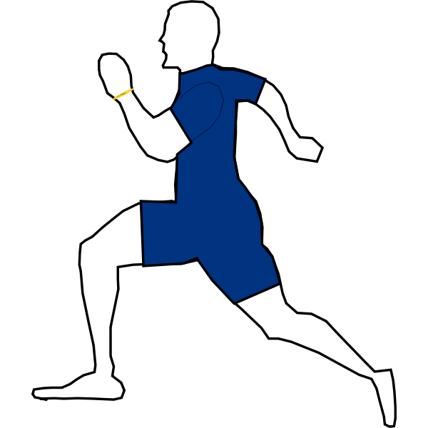 SVG Runner vector image