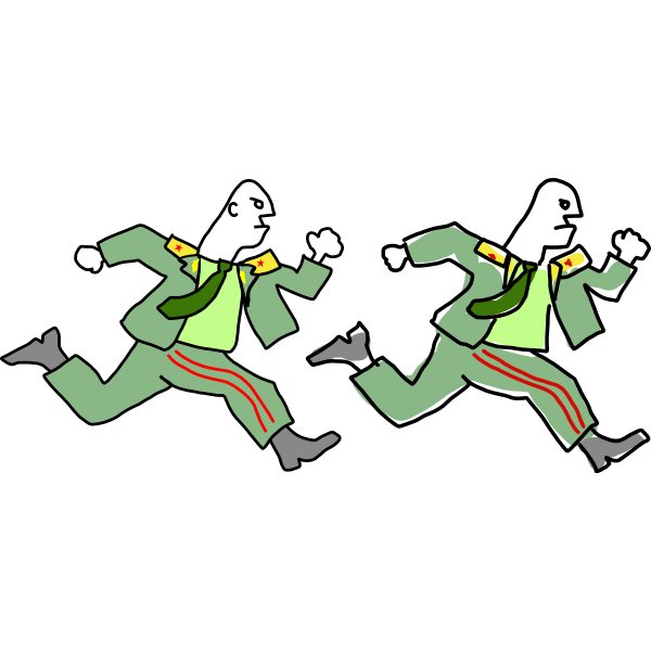 SVG Running generals by Rones