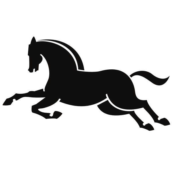 SVG Running horse silhouette-1577192111