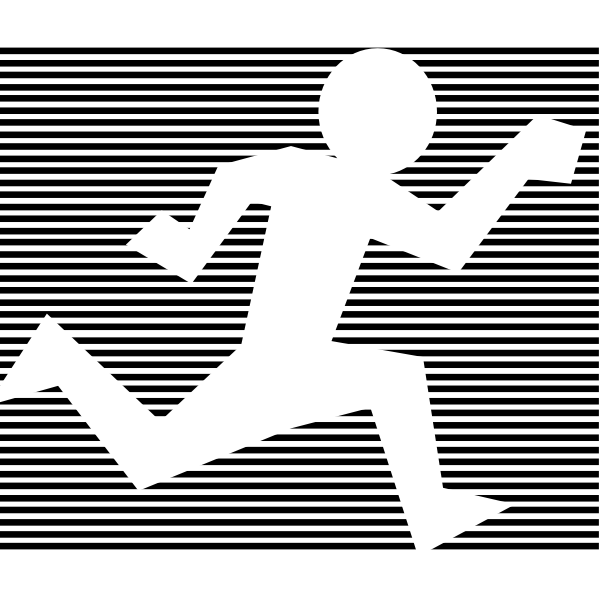 SVG Running logo