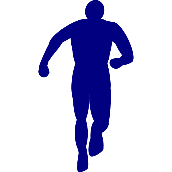 SVG Running man image