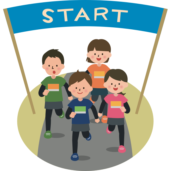 SVG Running people