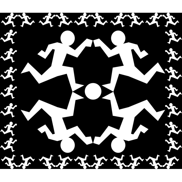 SVG Running wallpaper