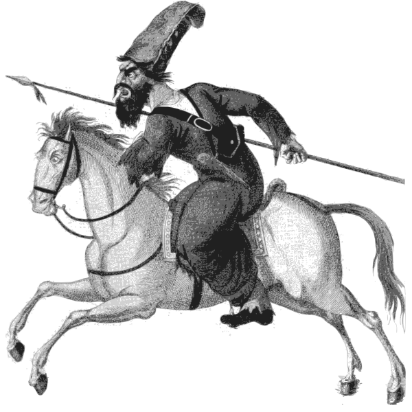 SVG Russian cossack