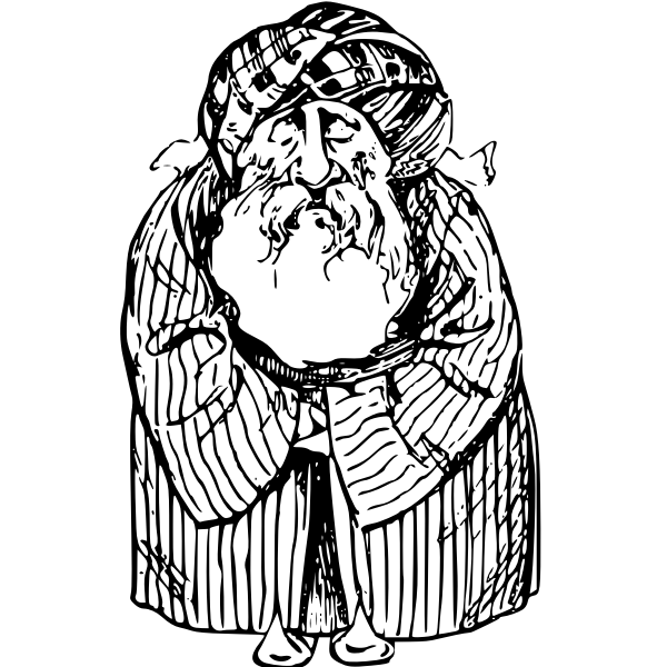 SVG Russian man