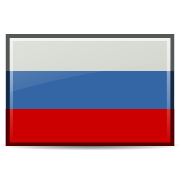 SVG Russian outlined flag