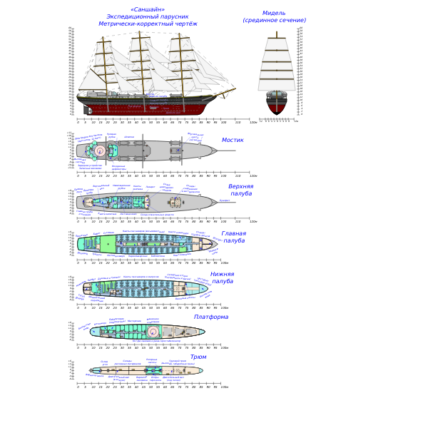 SVG Russian ship design