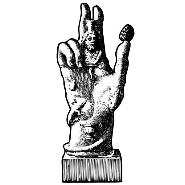SVG Sabazius hand