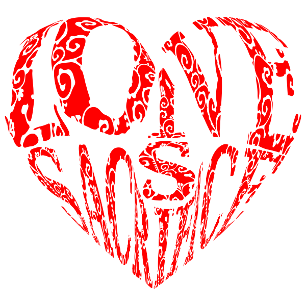 SVG Sacrifice red heart