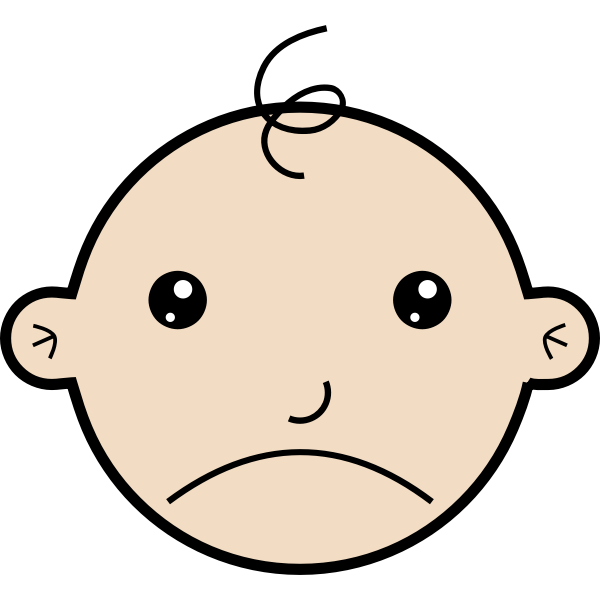 SVG Sad baby