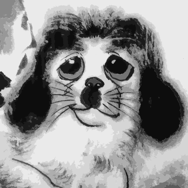 SVG Sad dog