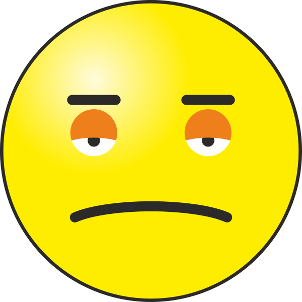 SVG Sad emo face