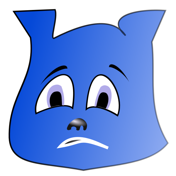 SVG Sad emotion