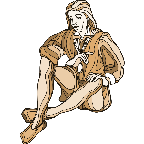 SVG Sad Hamlet