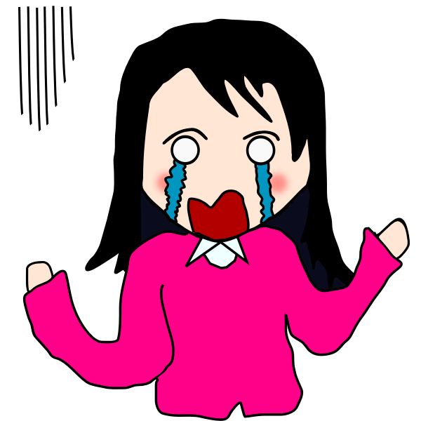 SVG Sad Japanese patient